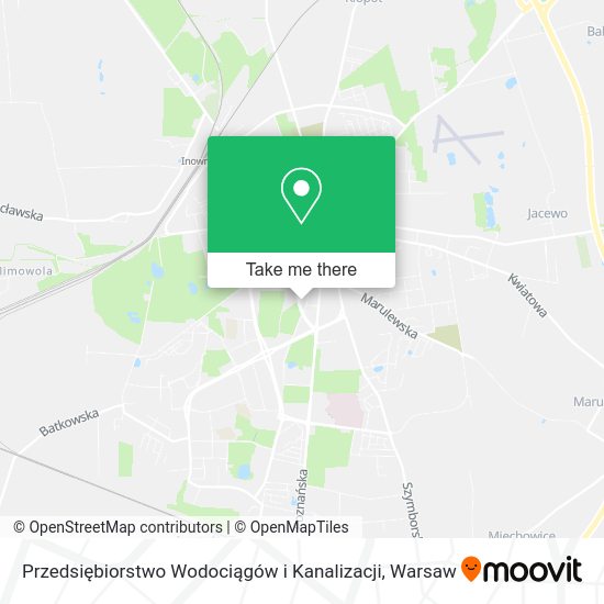 Przedsiębiorstwo Wodociągów i Kanalizacji map