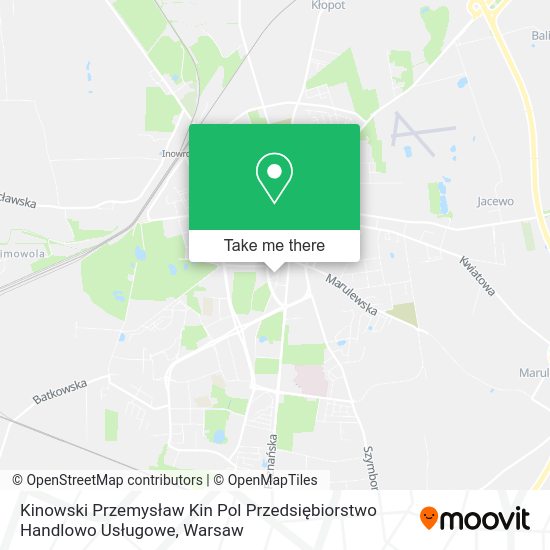 Kinowski Przemysław Kin Pol Przedsiębiorstwo Handlowo Usługowe map