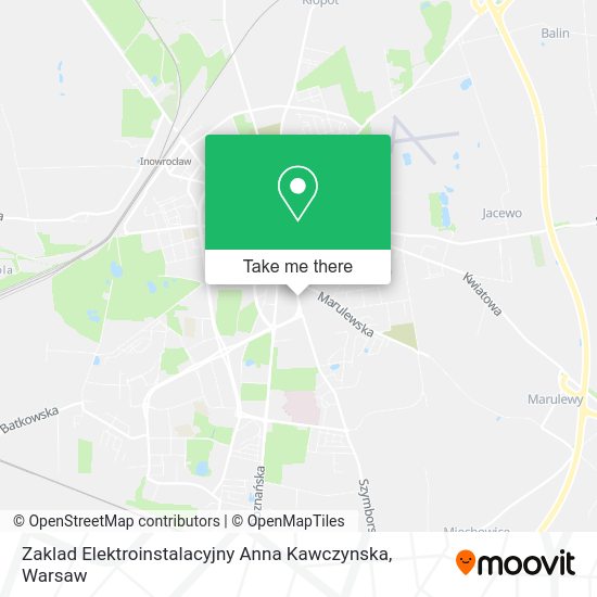 Zaklad Elektroinstalacyjny Anna Kawczynska map