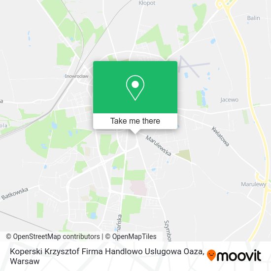 Koperski Krzysztof Firma Handlowo Uslugowa Oaza map