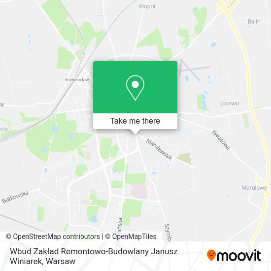 Wbud Zakład Remontowo-Budowlany Janusz Winiarek map