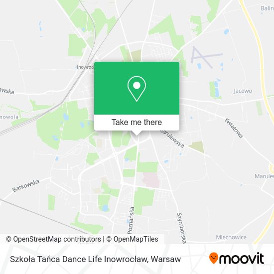 Szkoła Tańca Dance Life Inowrocław map