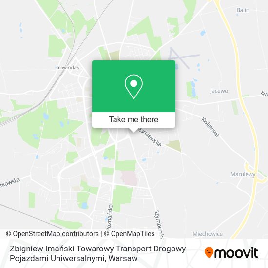 Zbigniew Imański Towarowy Transport Drogowy Pojazdami Uniwersalnymi map