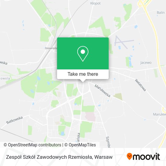 Zespół Szkół Zawodowych Rzemiosła map