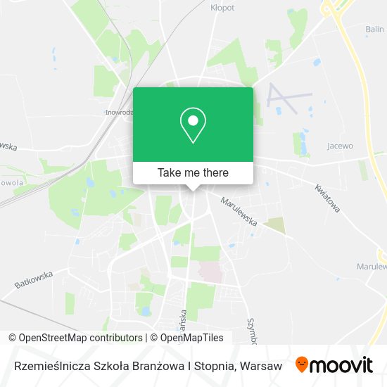 Rzemieślnicza Szkoła Branżowa I Stopnia map