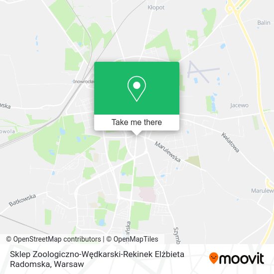 Sklep Zoologiczno-Wędkarski-Rekinek Elżbieta Radomska map