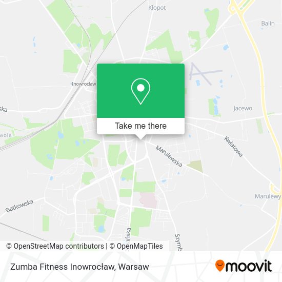 Zumba Fitness Inowrocław map