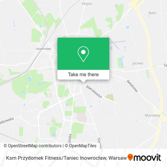 Ksm Przydomek Fitness / Taniec Inowrocław map