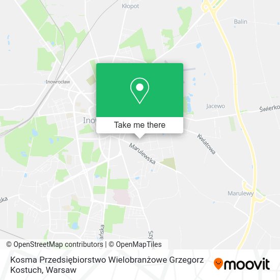 Kosma Przedsiębiorstwo Wielobranżowe Grzegorz Kostuch map