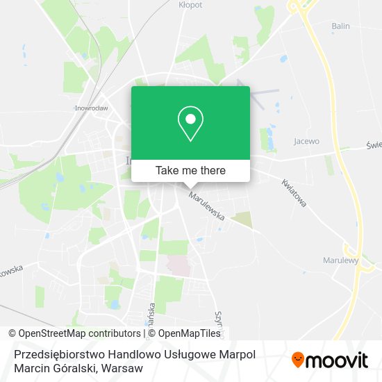 Przedsiębiorstwo Handlowo Usługowe Marpol Marcin Góralski map