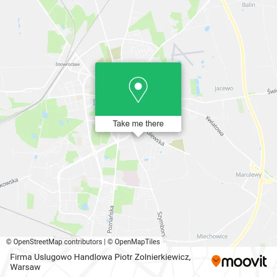 Карта Firma Uslugowo Handlowa Piotr Zolnierkiewicz