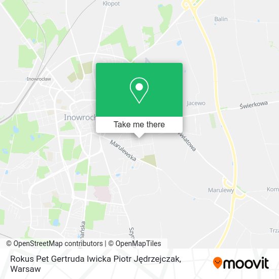 Rokus Pet Gertruda Iwicka Piotr Jędrzejczak map