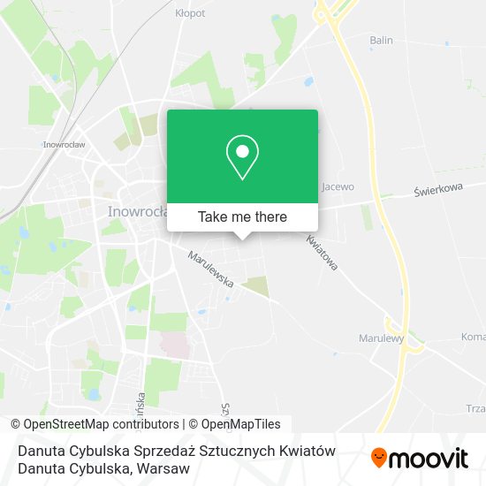 Danuta Cybulska Sprzedaż Sztucznych Kwiatów Danuta Cybulska map