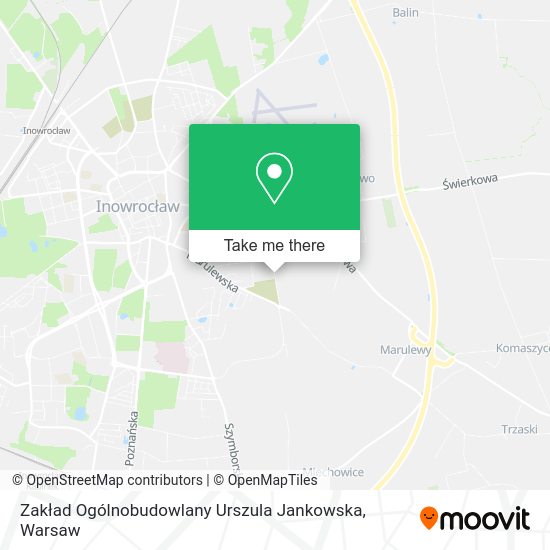 Zakład Ogólnobudowlany Urszula Jankowska map