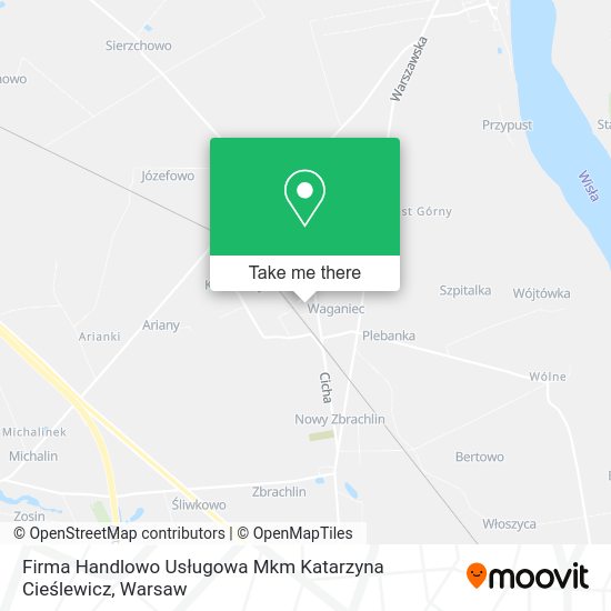 Firma Handlowo Usługowa Mkm Katarzyna Cieślewicz map