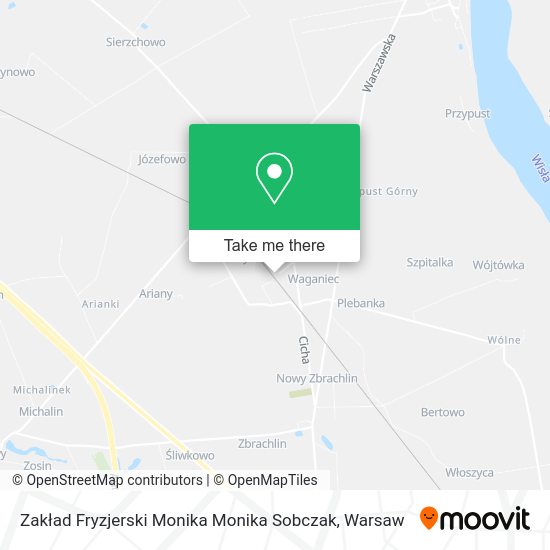 Zakład Fryzjerski Monika Monika Sobczak map