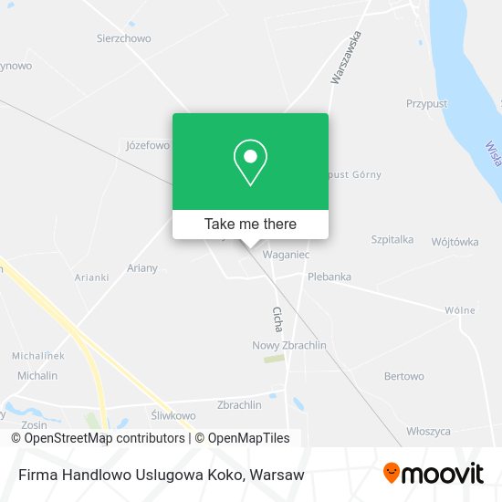 Firma Handlowo Uslugowa Koko map