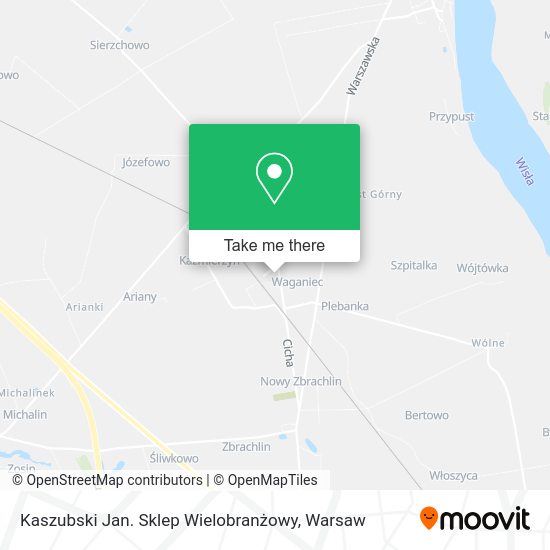 Kaszubski Jan. Sklep Wielobranżowy map