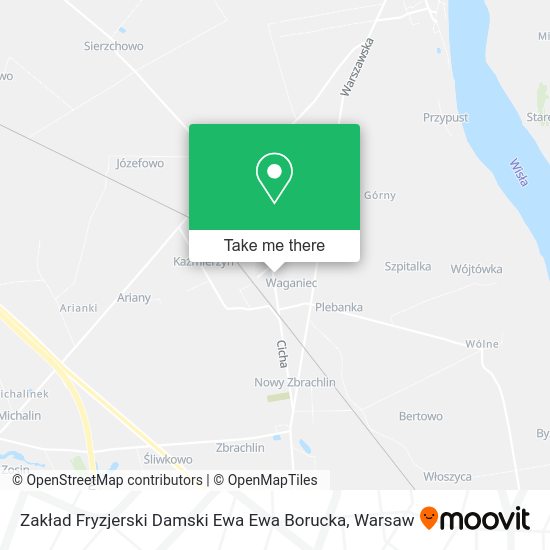 Zakład Fryzjerski Damski Ewa Ewa Borucka map