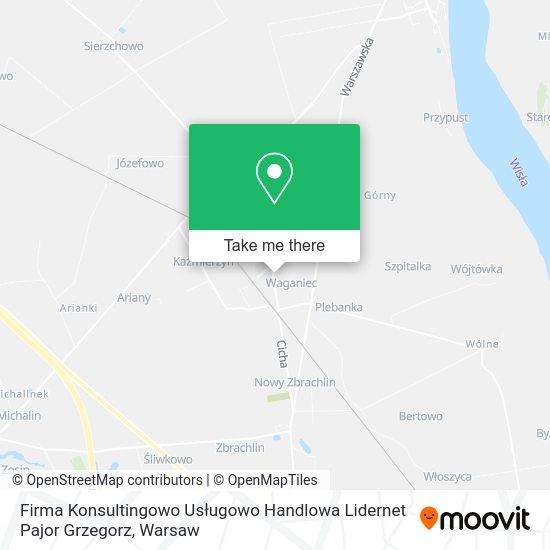 Firma Konsultingowo Usługowo Handlowa Lidernet Pajor Grzegorz map