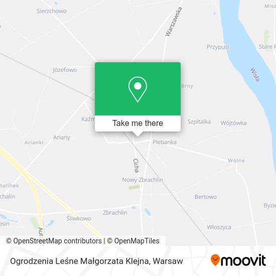 Ogrodzenia Leśne Małgorzata Klejna map