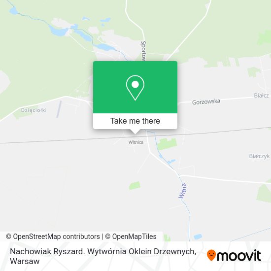 Nachowiak Ryszard. Wytwórnia Oklein Drzewnych map