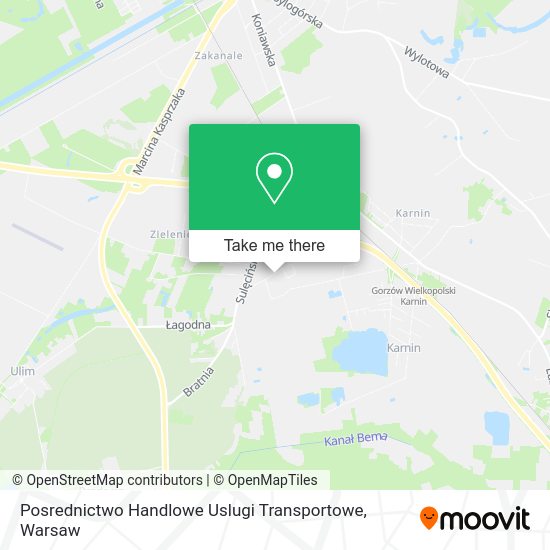 Posrednictwo Handlowe Uslugi Transportowe map