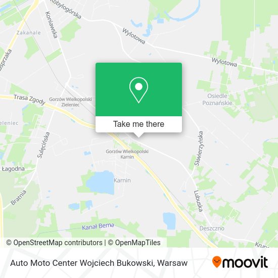 Auto Moto Center Wojciech Bukowski map