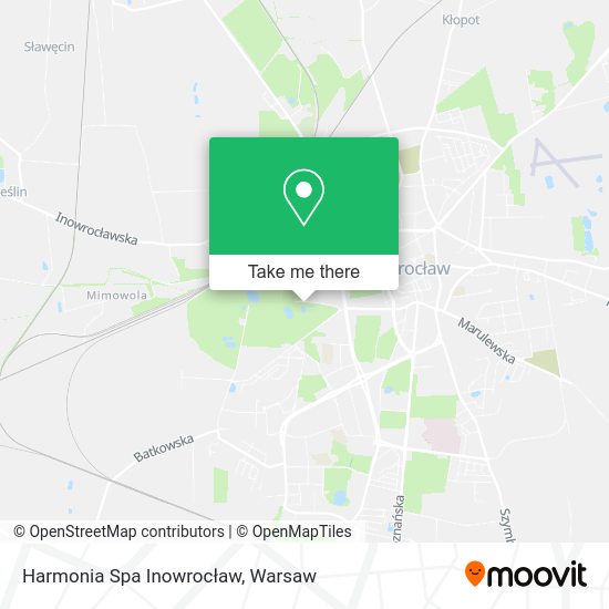 Карта Harmonia Spa Inowrocław