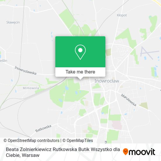 Beata Zolnierkiewicz Rutkowska Butik Wszystko dla Ciebie map