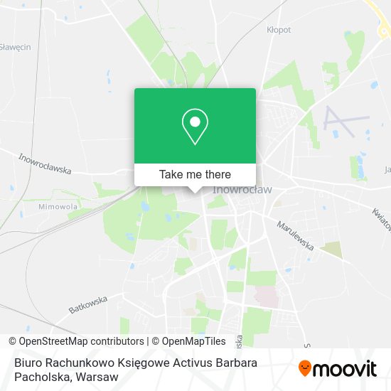 Biuro Rachunkowo Księgowe Activus Barbara Pacholska map