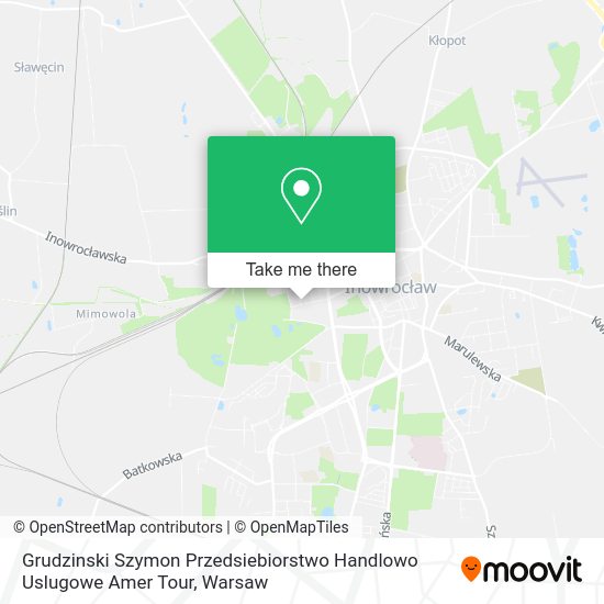 Grudzinski Szymon Przedsiebiorstwo Handlowo Uslugowe Amer Tour map