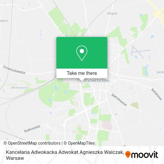 Kancelaria Adwokacka Adwokat Agnieszka Walczak map