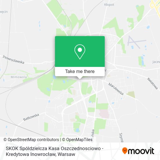 Карта SKOK Spóldzielcza Kasa Oszczednosciowo - Kredytowa Inowrocław