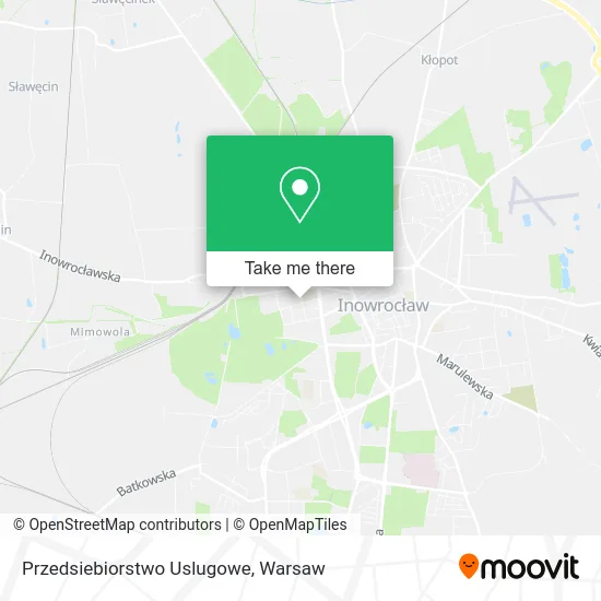 Карта Przedsiebiorstwo Uslugowe
