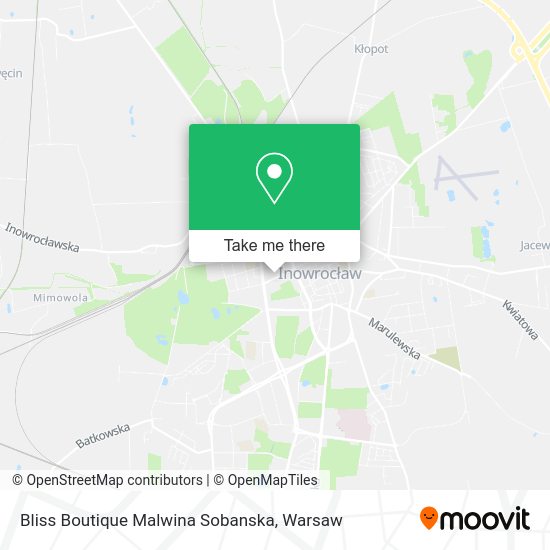 Bliss Boutique Malwina Sobanska map