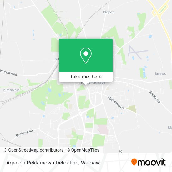 Agencja Reklamowa Dekortino map