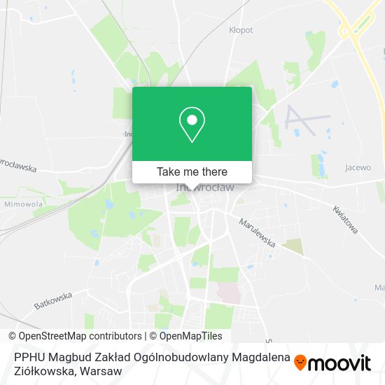 PPHU Magbud Zakład Ogólnobudowlany Magdalena Ziółkowska map