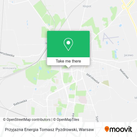 Przyjazna Energia Tomasz Pyzdrowski map