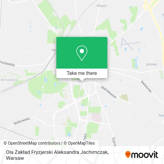 Ola Zakład Fryzjerski Aleksandra Jachimczak map