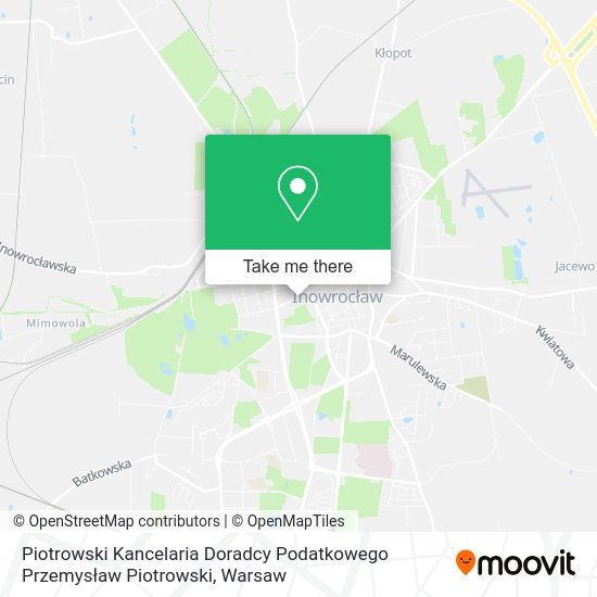 Piotrowski Kancelaria Doradcy Podatkowego Przemysław Piotrowski map