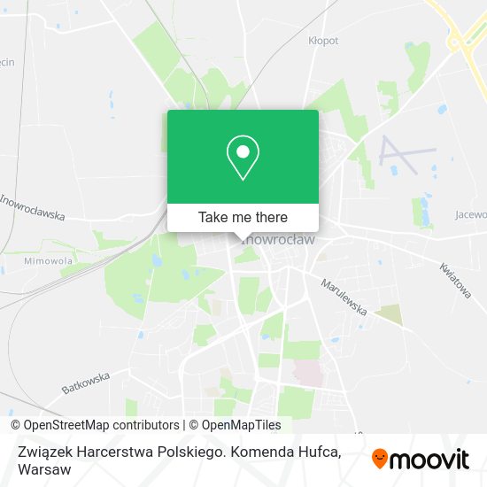 Związek Harcerstwa Polskiego. Komenda Hufca map