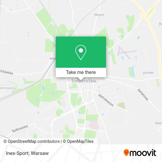 Inex-Sport map