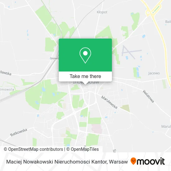 Карта Maciej Nowakowski Nieruchomosci Kantor