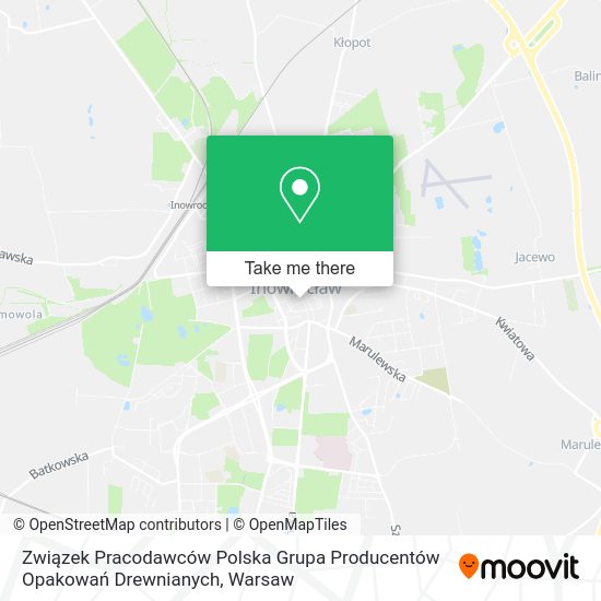 Związek Pracodawców Polska Grupa Producentów Opakowań Drewnianych map