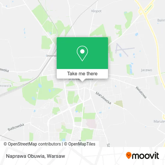 Карта Naprawa Obuwia