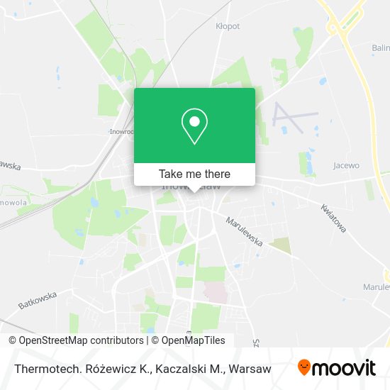 Thermotech. Różewicz K., Kaczalski M. map