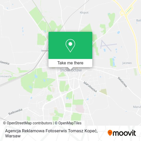 Agencja Reklamowa Fotoserwis Tomasz Kopeć map