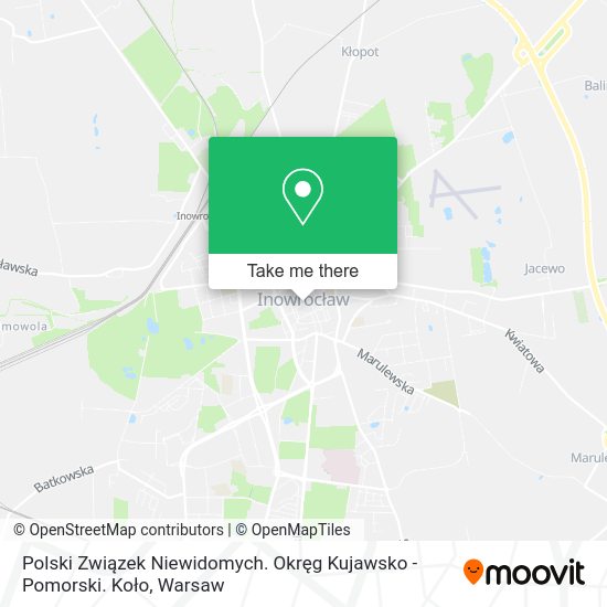 Polski Związek Niewidomych. Okręg Kujawsko - Pomorski. Koło map