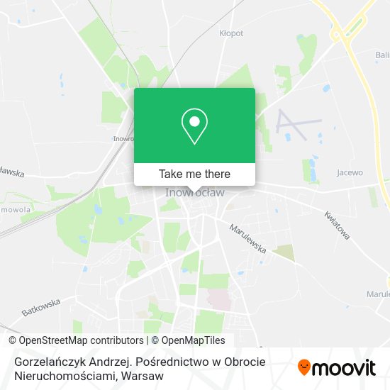 Gorzelańczyk Andrzej. Pośrednictwo w Obrocie Nieruchomościami map